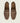 Men's European made dark brown suede slip-on horsebit loafer dress shoe.