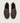 Men's dark brown Italian suede penny dress loafer with brown sole.