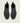 Men's black European suede slip on boot with white lug sole and elasticated side closure