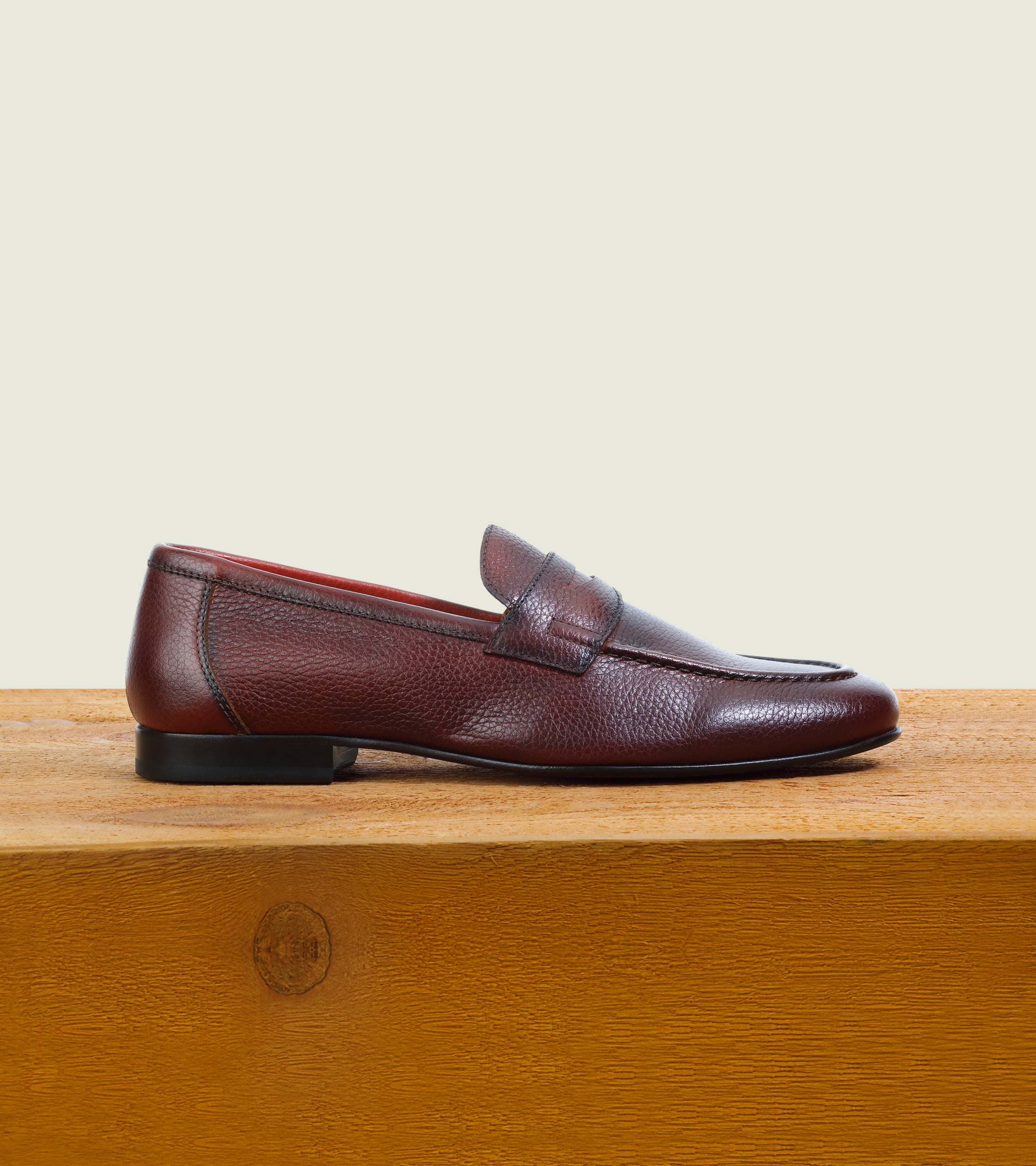 Edward Loafer | Classic Penny for your everyday 10.5 / Dark Brown Pebble Grain Edward Loafer | Classic Penny for your everyday 10.5 / Dark Brown Pebble Grain