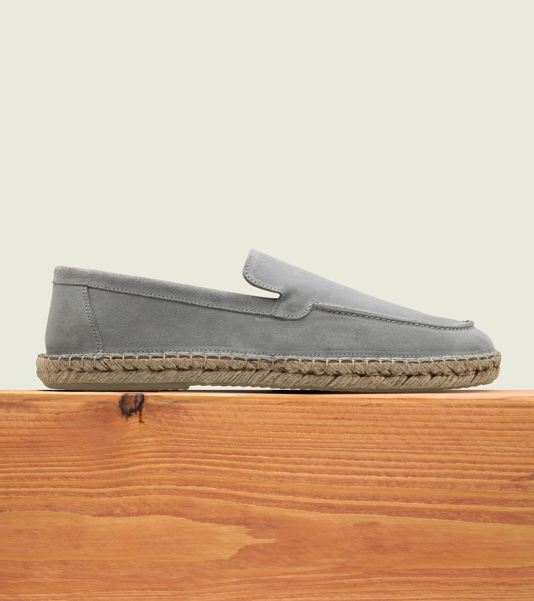 Light Gray Suede