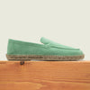 Seafoam Green Suede