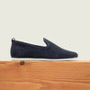 Navy Suede