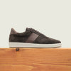 Dark Brown Suede with Leather