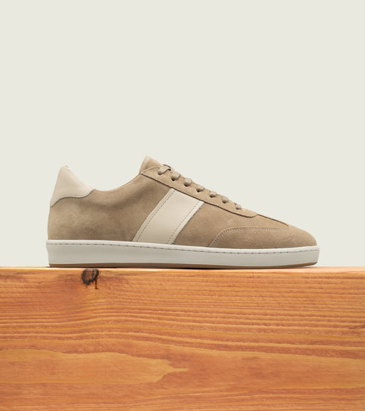 Sand Suede with Leather
