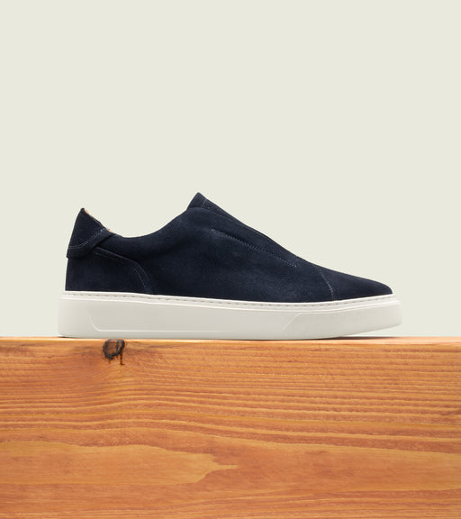 Navy Suede
