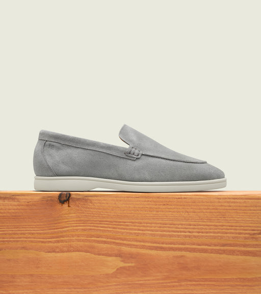 Light Gray Suede