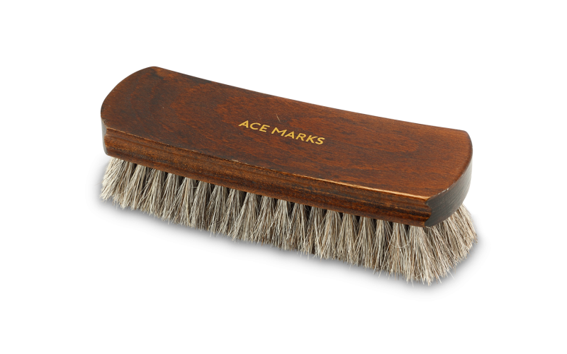 Horse Hair Shoe Shine Brush - Ace Marks