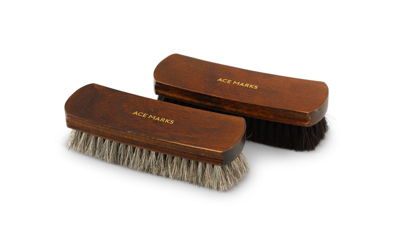 Horse Hair Shoe Shine Brush - Ace Marks