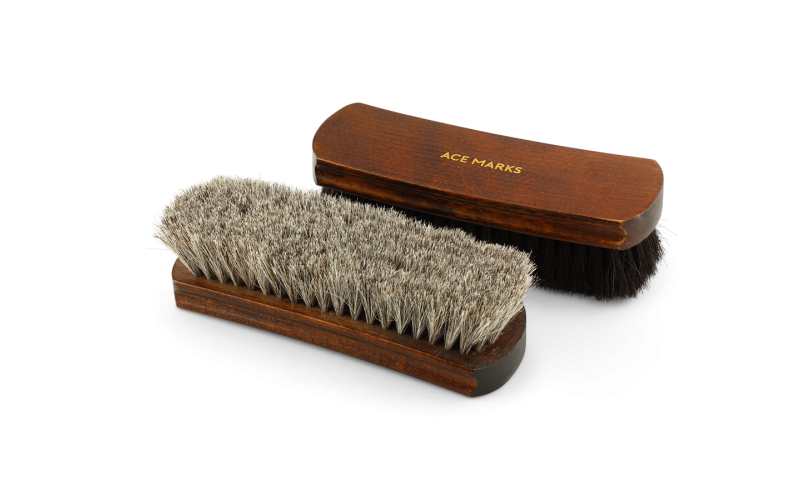 Horse Hair Shoe Shine Brush - Ace Marks