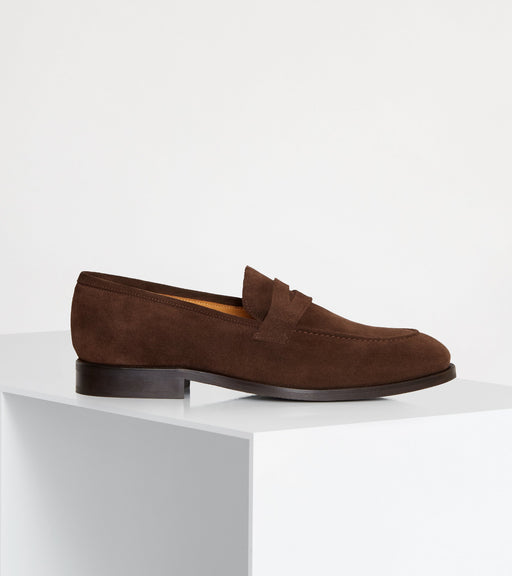 Dark Brown Suede