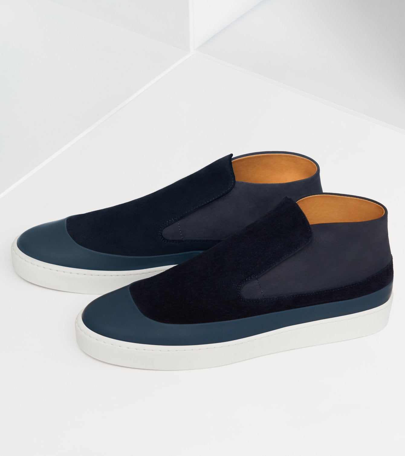 Navy Suede & Nubuck