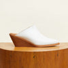 Ivory Nappa Leather