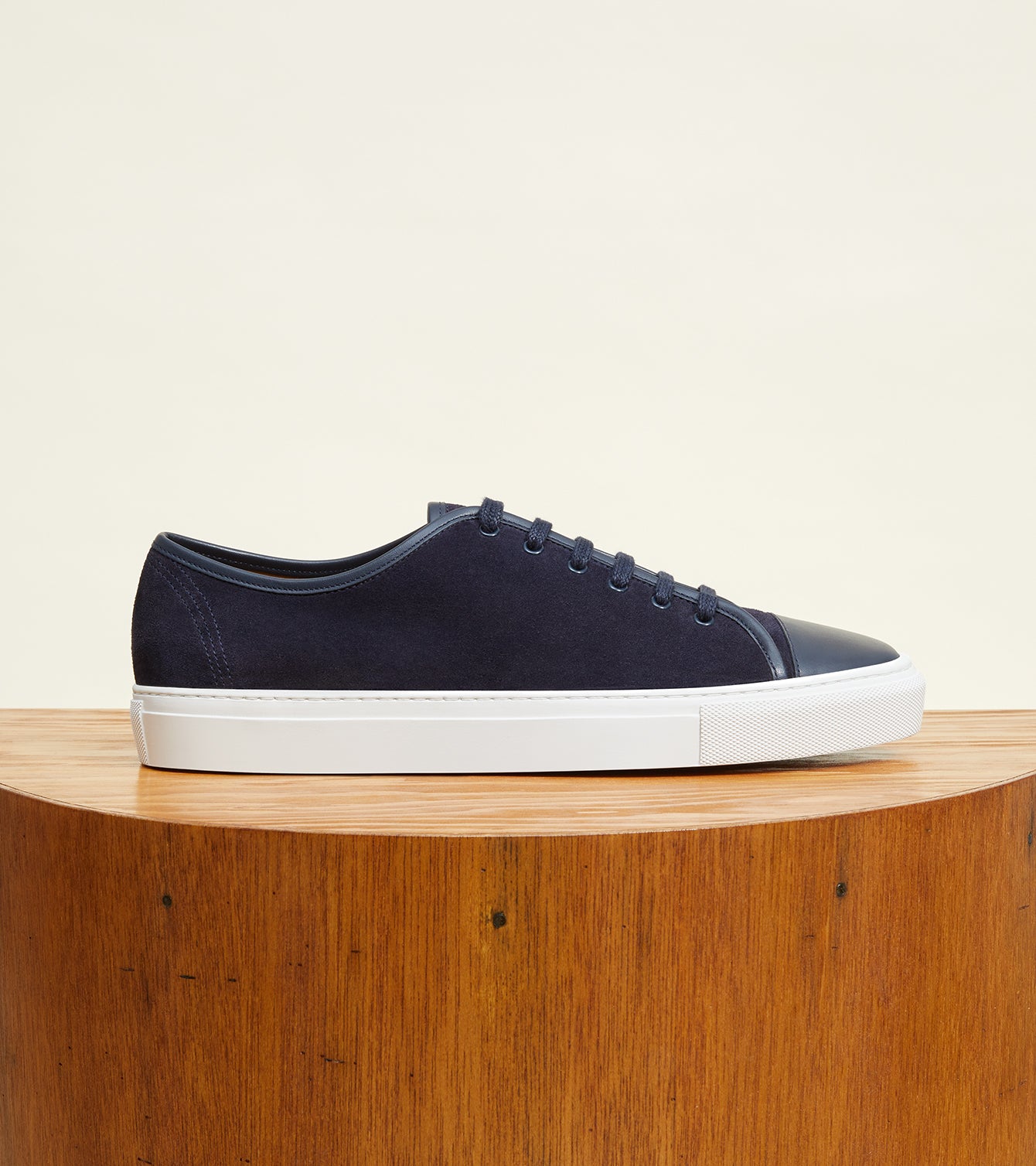 Navy Suede and Leather