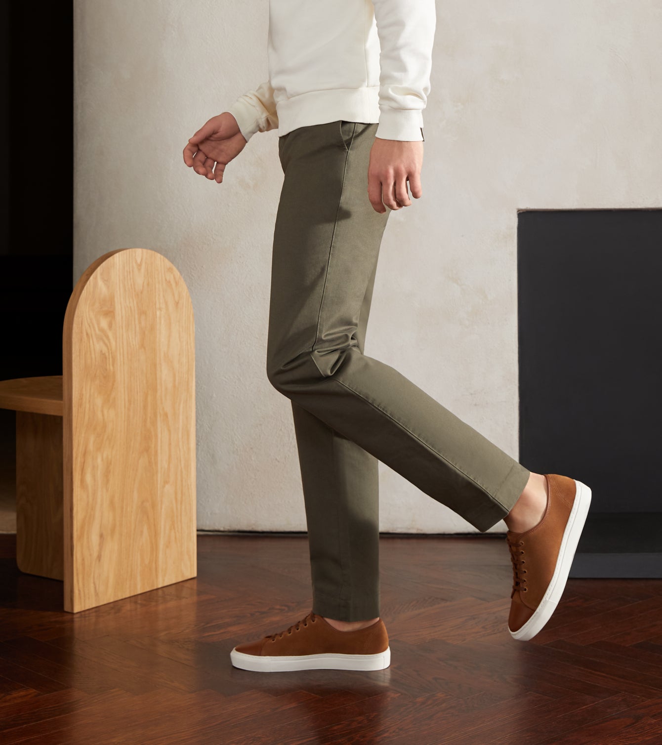 Tan Suede and Leather
