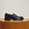 Midnight Blue Polished Leather