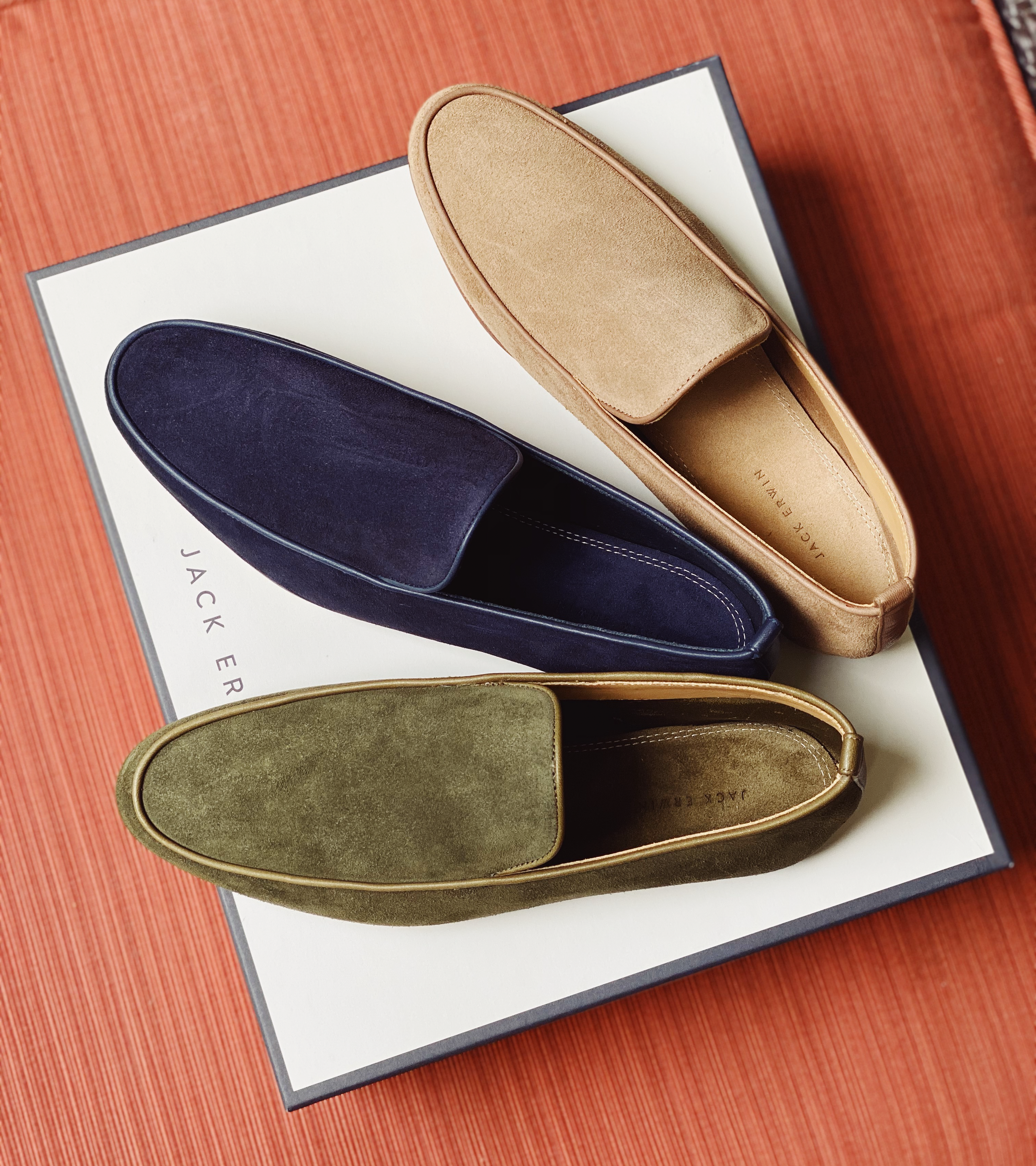 Navy Suede