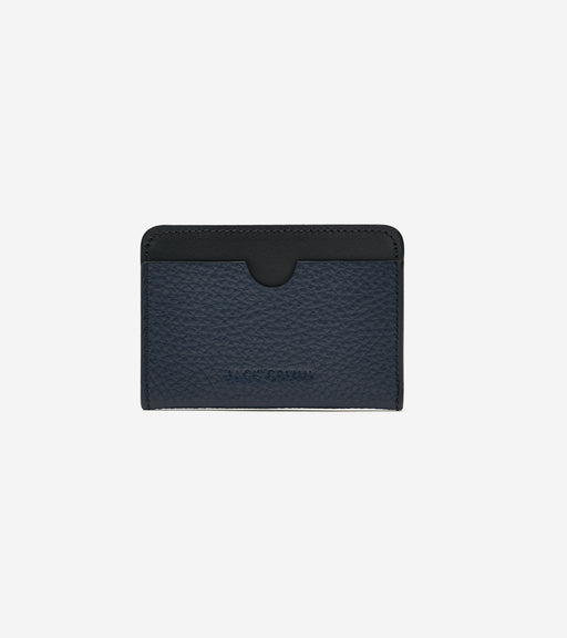 Black & Navy Pebble Grain