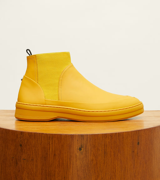 Canary Yellow Gum Leather